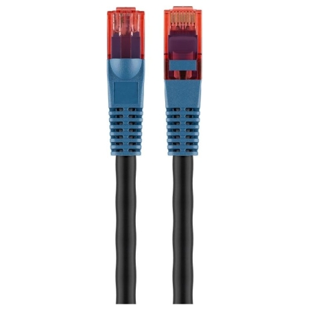 Goobay CAT 6 Outdoor-patch cable U/UTP | 94389 | Prewired, unshielded LAN cable with RJ45 plugs for connecting network component
