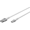 Goobay | USB-C to USB-A Supersoft Textile Cable with Metal Plugs | 74530