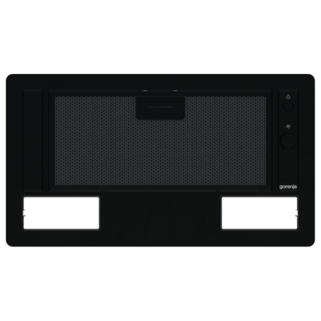 Gorenje | Hood | BHI681EB | Canopy | Energy efficiency class D | Width 58 cm | 370 m³/h | Mechanical control | LED | Black