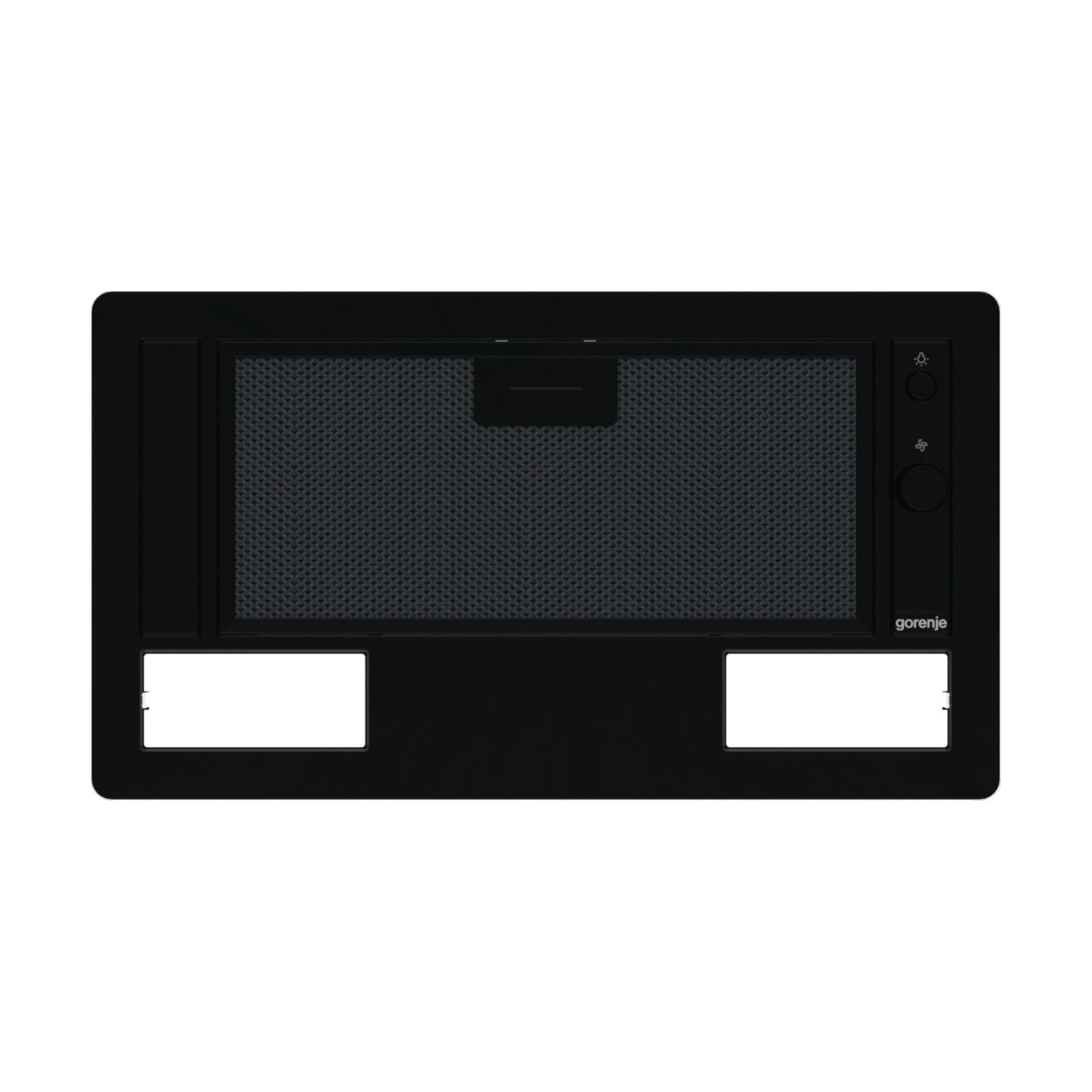 Gorenje | Hood | BHI681EB | Canopy | Energy efficiency class D | Width 58 cm | 370 m³/h | Mechanical control | LED | Black