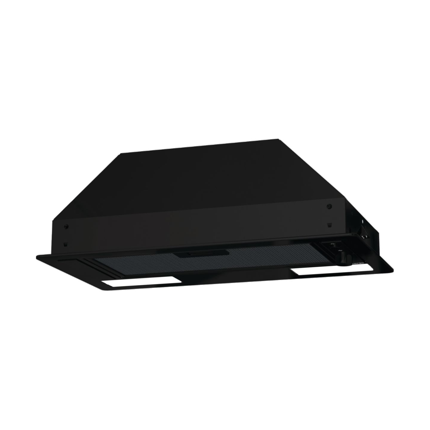 Gorenje | Hood | BHI681EB | Canopy | Energy efficiency class D | Width 58 cm | 370 m³/h | Mechanical control | LED | Black