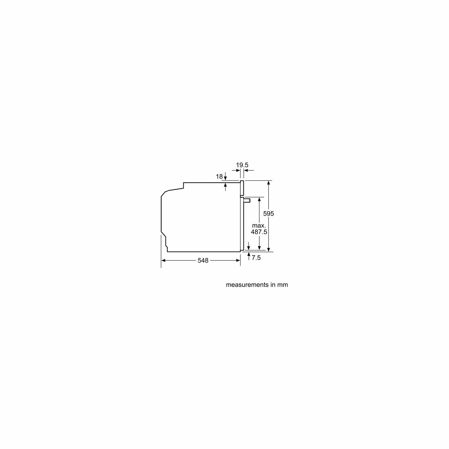 Bosch | Oven | HBG7721B1 | 71 L | Electric | Pyrolysis | Touch | Height 59.5 cm | Width 59.4 cm | Black