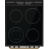 Gorenje Cooker | GECS5B70CLB | Hob type Vitroceramic | Oven type Electric | Black | Width 50 cm | Depth 59.4 cm | 70 L