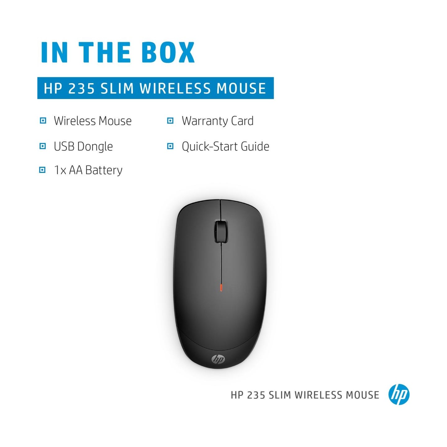 HP 235 Slim Wireless B Mouse