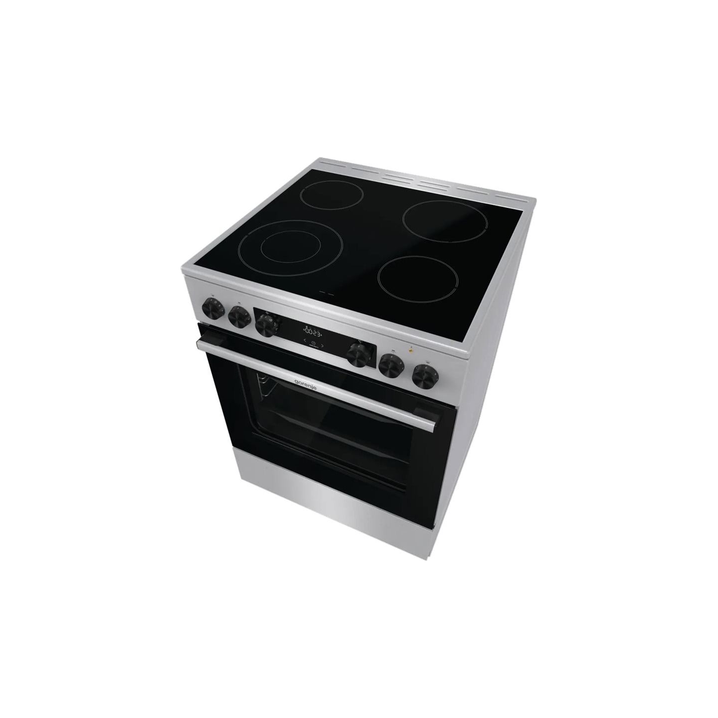 Gorenje GECS6C70XC | Cooker | Hob type Ceramic | Oven type Electric | Stainless steel | Width 60 cm | Grilling | Depth 60 cm | 7