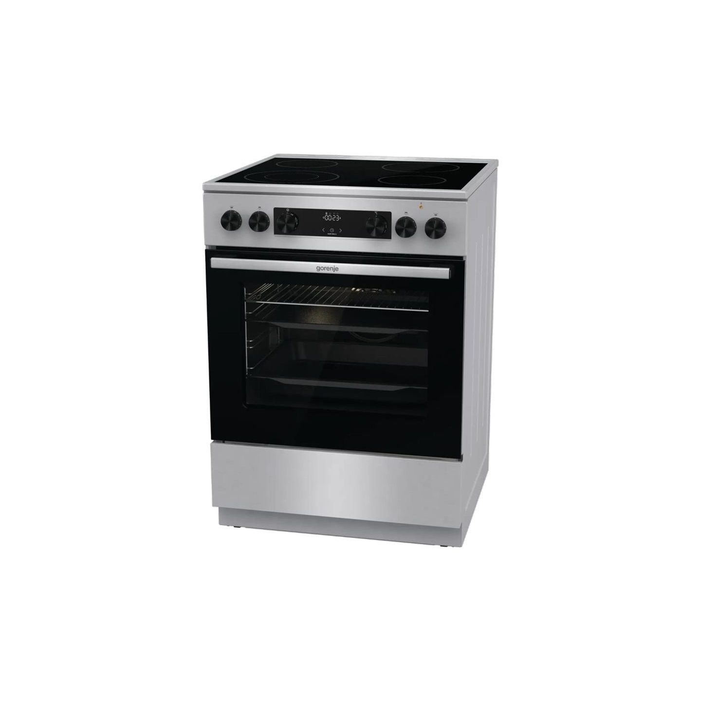 Gorenje GECS6C70XC | Cooker | Hob type Ceramic | Oven type Electric | Stainless steel | Width 60 cm | Grilling | Depth 60 cm | 7