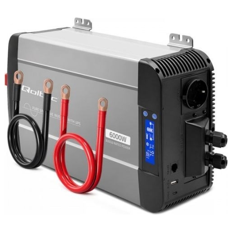Qoltec Pure Sine Wave inverter 12V to 230V 3000W 6000W