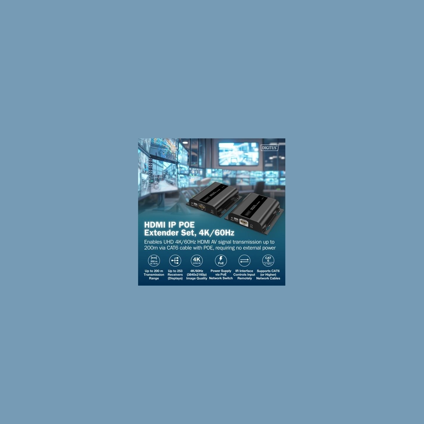 Digitus HDMI IP Extender Set DS-55353