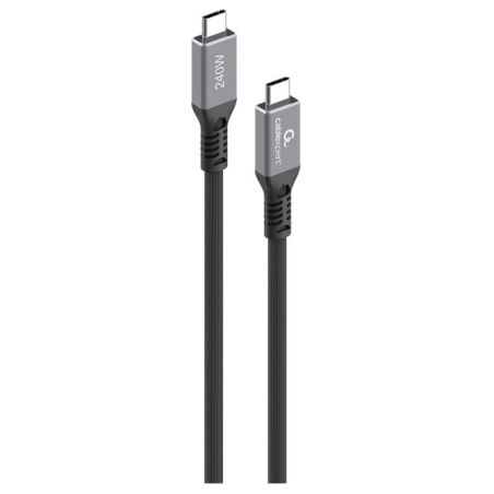 Cablexpert Premium USB4 Type-C charging and data cable, 40 Gbps, 240 W, 0.3 m | CCBP-USB4-CMCM240-0.3M