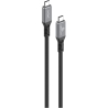 Cablexpert Premium USB4 Type-C charging and data cable, 40 Gbps, 240 W, 0.3 m | CCBP-USB4-CMCM240-0.3M