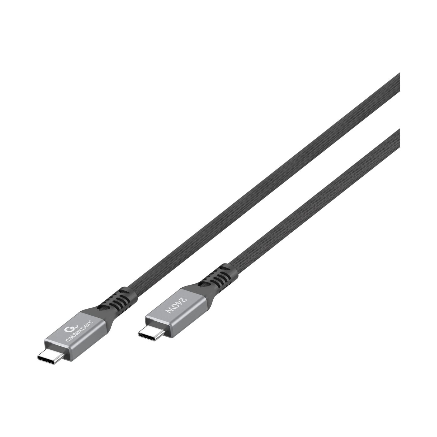 Cablexpert Premium USB4 Type-C charging and data cable, 40 Gbps, 240 W, 0.3 m | CCBP-USB4-CMCM240-0.3M