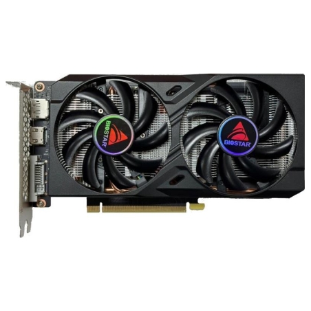 Biostar Graphics Card|BIOSTAR|NVIDIA GeForce GTX 1660 TI|6 GB|GDDR6|192 bit|PCIE 3.0 16x|GPU 1500 MHz|Dual Slot Fansink|1xDVI-D|