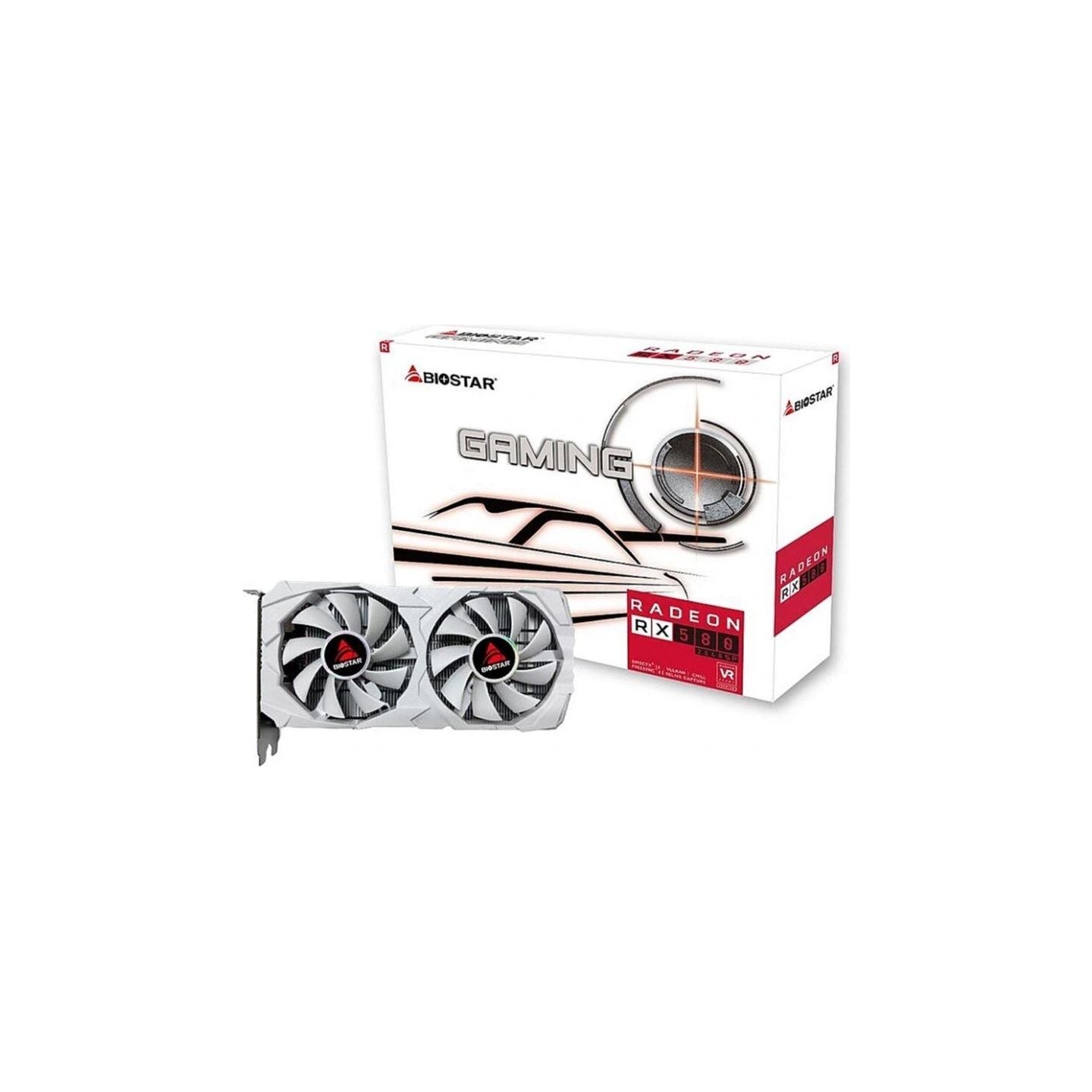 Biostar Graphics Card|BIOSTAR|AMD|Radeon RX 580|8 GB|GDDR5|256 bit|PCI Express x16 3.0|VA5825RQ82