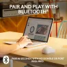 Logitech LOGI M240 Silent Bluetooth Mouse - WHITE