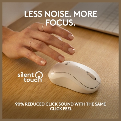 Logitech LOGI M240 Silent Bluetooth Mouse - WHITE