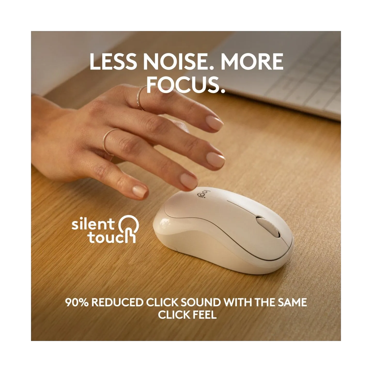Logitech LOGI M240 Silent Bluetooth Mouse - WHITE