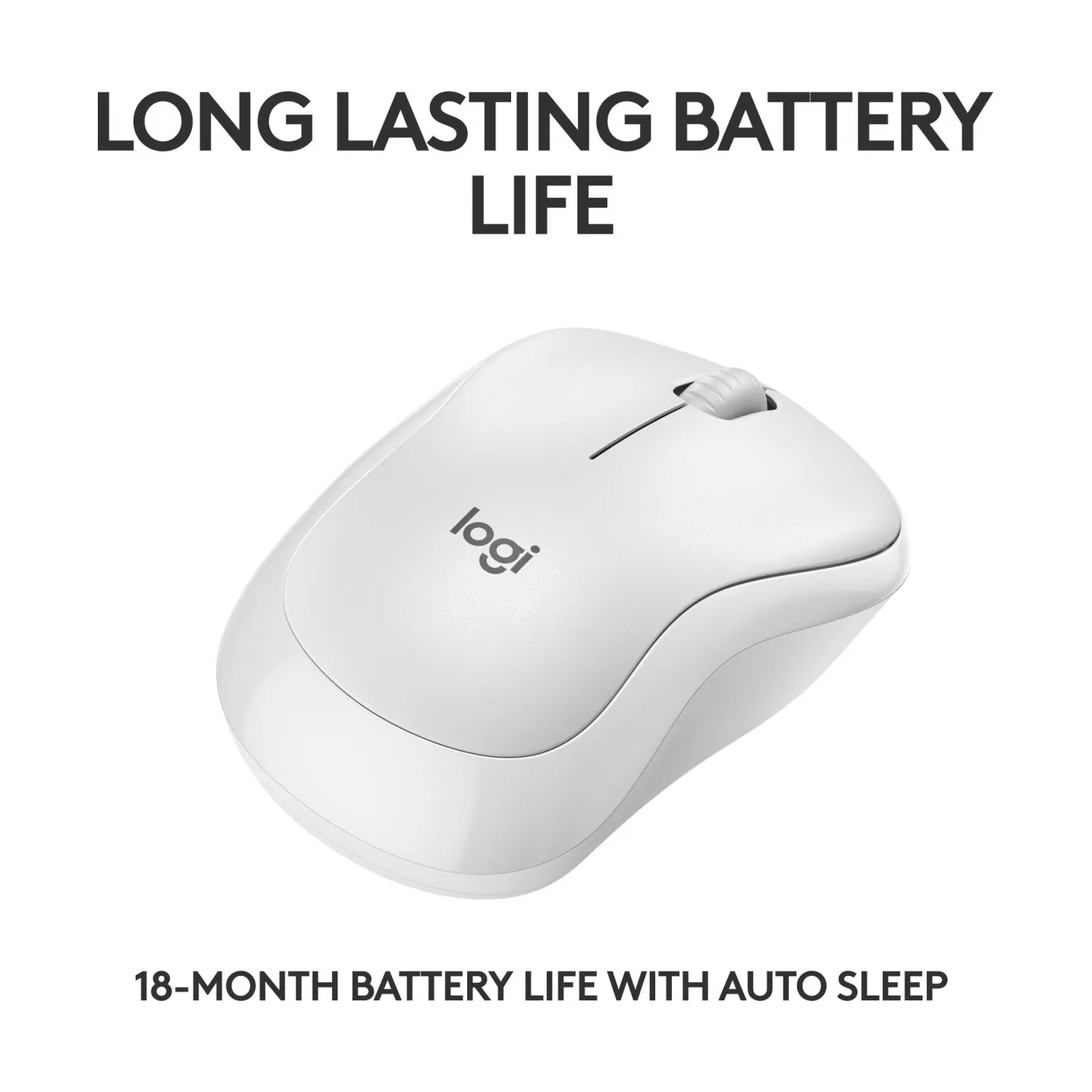 Logitech LOGI M240 Silent Bluetooth Mouse - WHITE