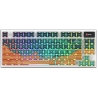 MSI FORGE GK600 TKL WIRELESS MARS | Gaming Keyboard | Wireless | US | Bluetooth | Wireless connection | Mechanical Linear