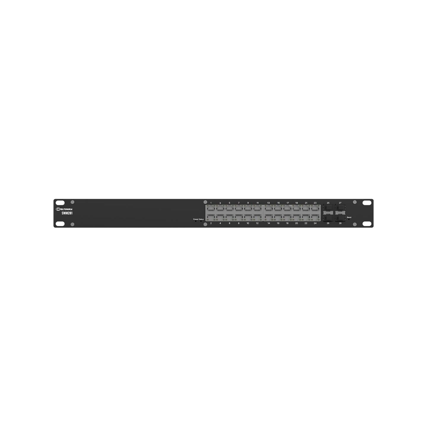 Teltonika MANAGED SWITCH SWM281 24X1GB  RJ45, 4X1GB SFP