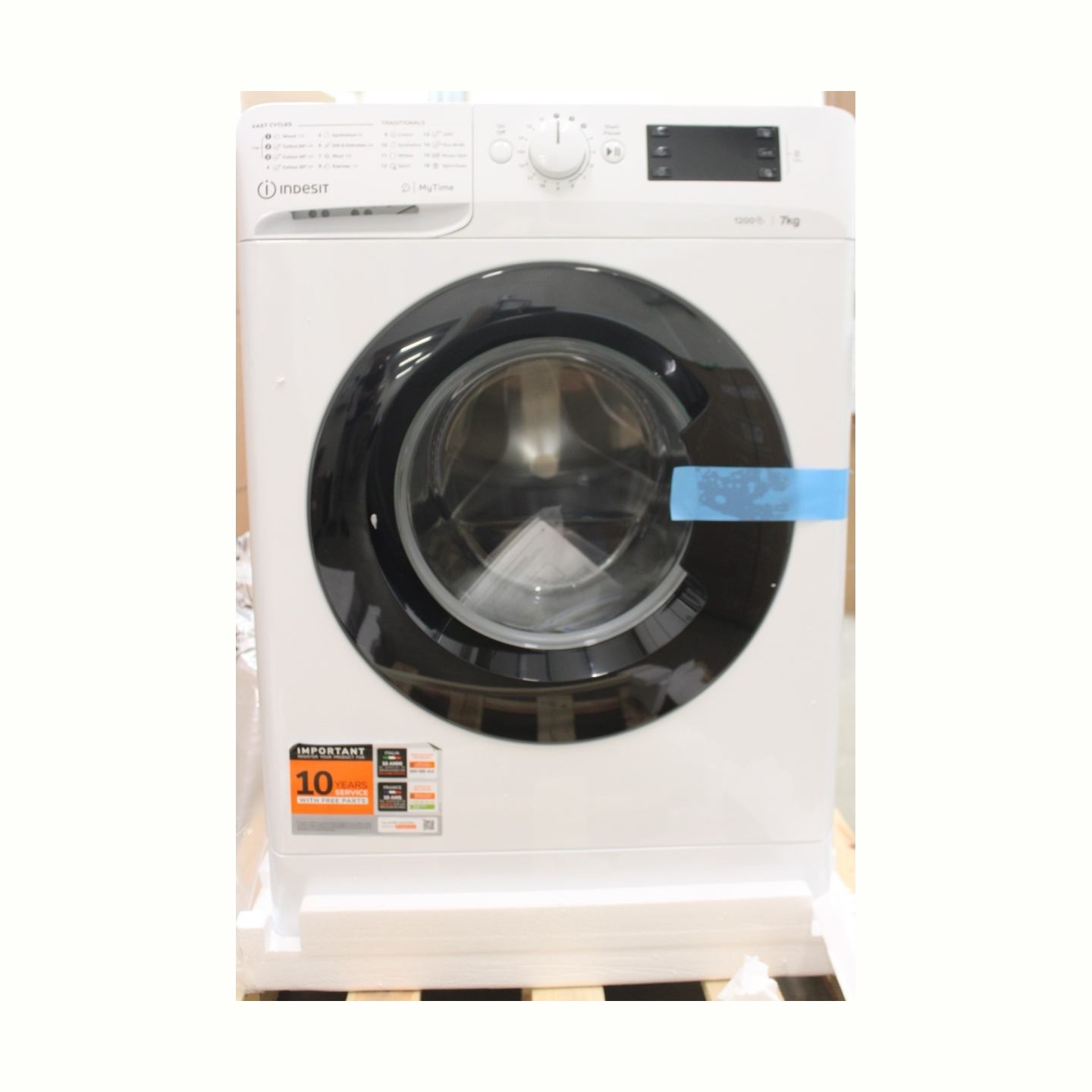 Indesit Washing machine MTWE 71252 WK EE, E, Front loading, Washing capacity 7 kg, 1200 RPM, Depth 54 cm, White |  | INDESIT | W