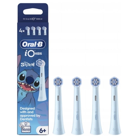 Oral-B Replacement brush heads | iO kids Refills Stitch | Heads | For kids | Number of brush heads included 4