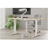 Neomounts CABLE SPINE ORGANIZER FOR SIT/STAND DESK FRAMES, CLAMP MOUNTED, WHITE