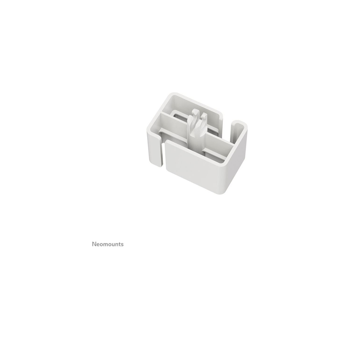 Neomounts CABLE SPINE ORGANIZER FOR SIT/STAND DESK FRAMES, CLAMP MOUNTED, WHITE