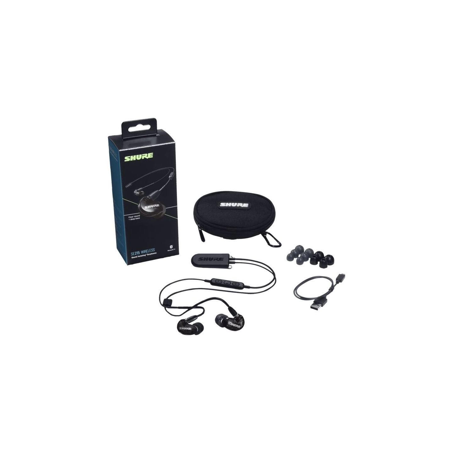 Shure SE215 Earphone, Black | Shure