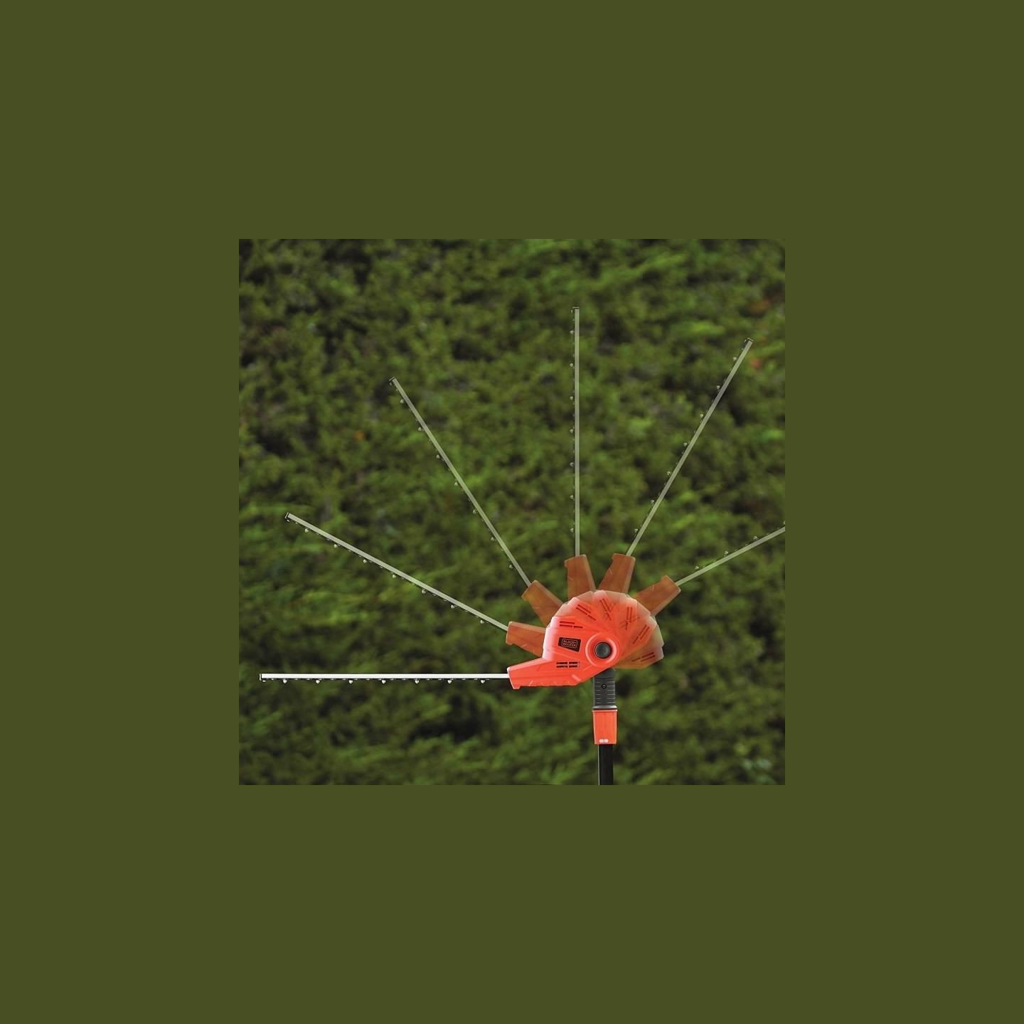 Black & Decker | Telescopic hedge trimmer, PH5551-QS, 550 W