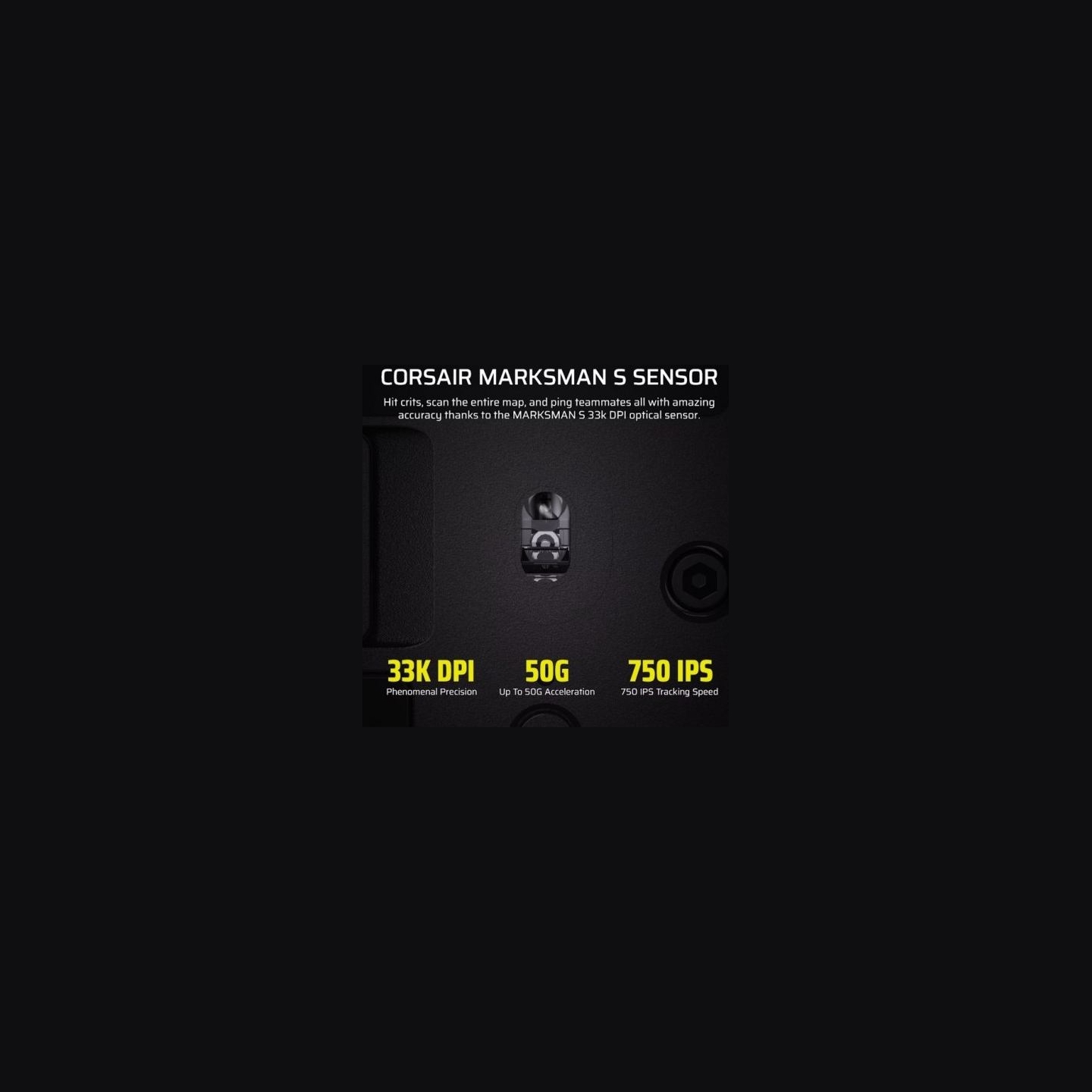 Corsair Mouse Scimitar Elite Wireless SE Gun Metal 33000 DPI