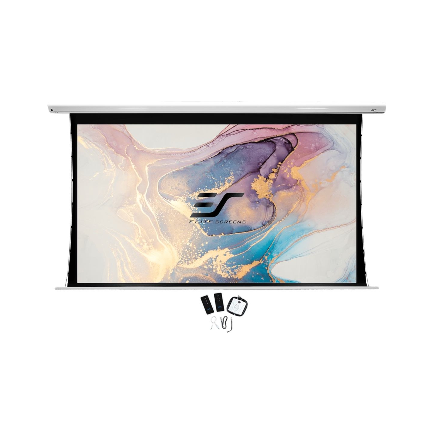 Elite Screens Electric Projection Screen, White | SKT150XHW2 | Diagonal 150 " | 16:9