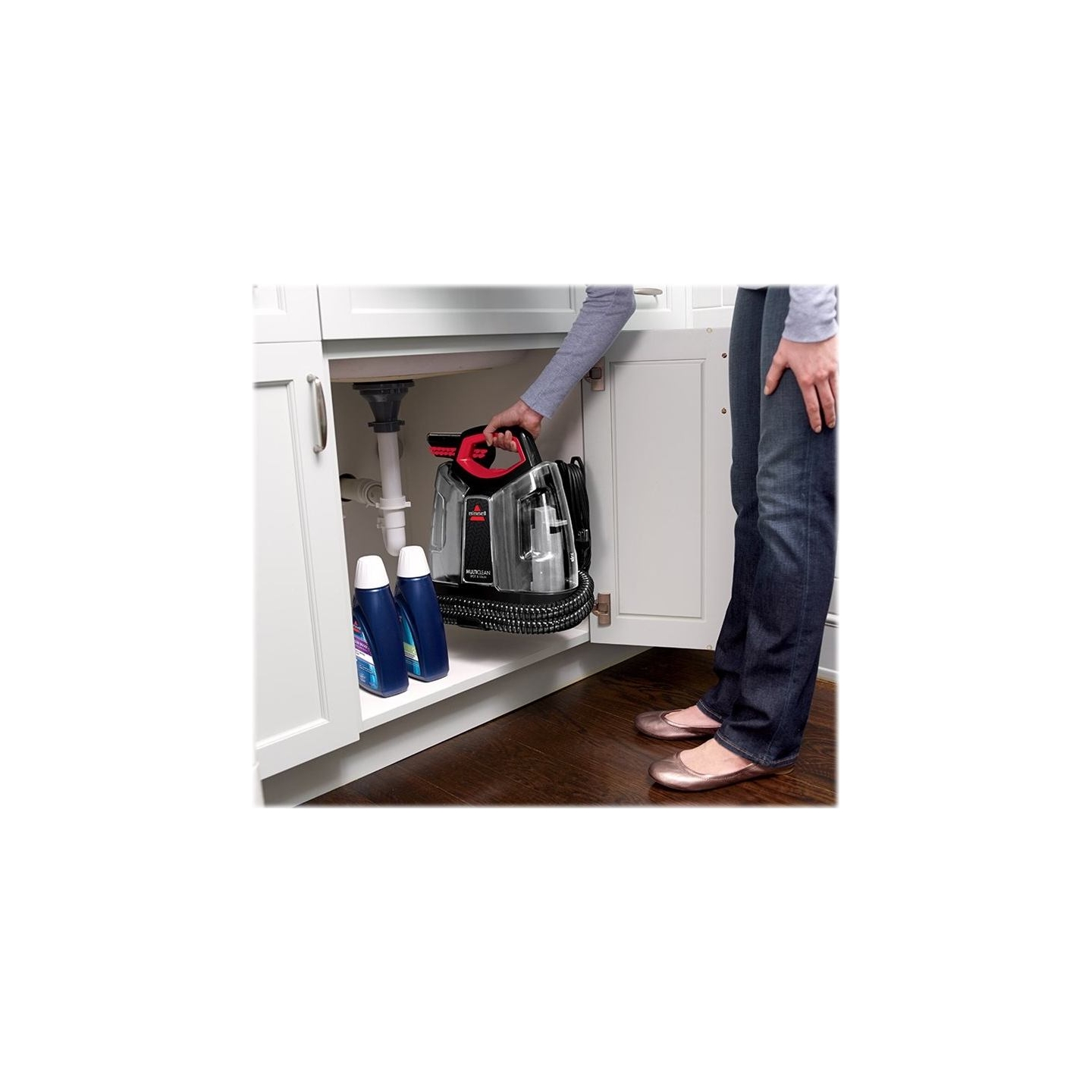 Bissell | MultiClean Spot & Stain SpotCleaner Vacuum Cleaner | 4720M | 330 W | Black/Red