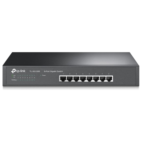 Tp-Link | 8-Port Gigabit Switch | TL-SG1008 | Unmanaged | Desktop/Rackmountable