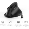 Keychron M5 (8000Hz) Black Wireless Mouse / M5-A23