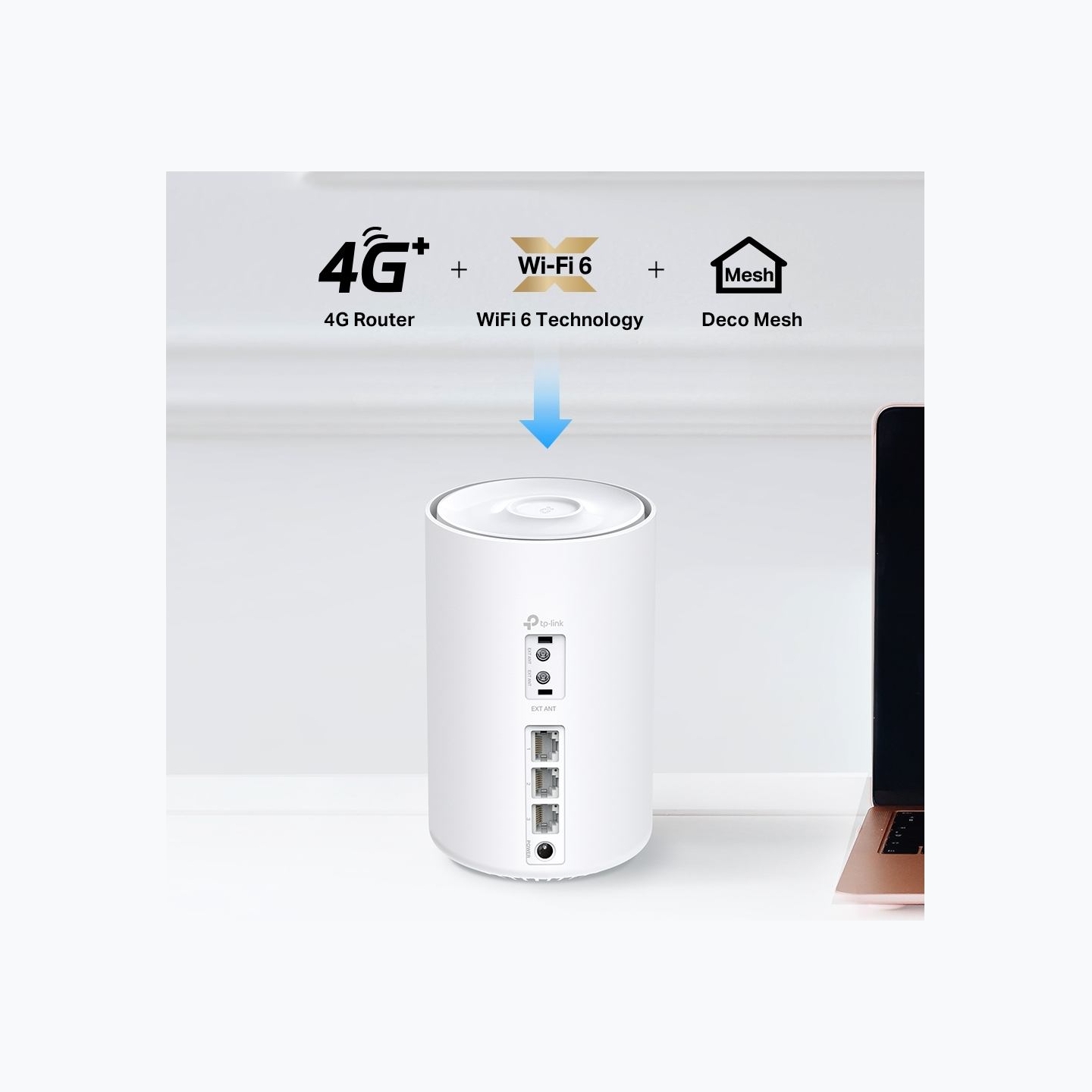 Tp-Link Deco X10-4G(1-pack) 4G+ AX1500 Whole Home Mesh Wi-Fi 6 Router | TP-LINK | 4G+ AX1500 Whole Home Mesh Wi-Fi 6 Router | De