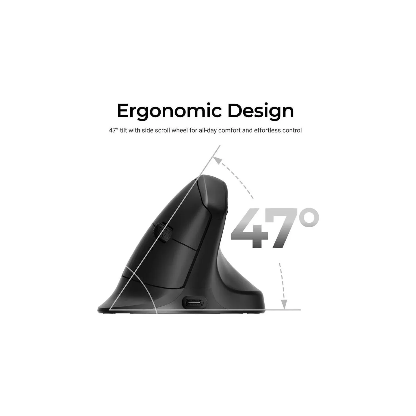 Keychron M5 (8000Hz) Black Wireless Mouse / M5-A23