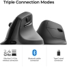 Keychron M5 (8000Hz) Black Wireless Mouse / M5-A23