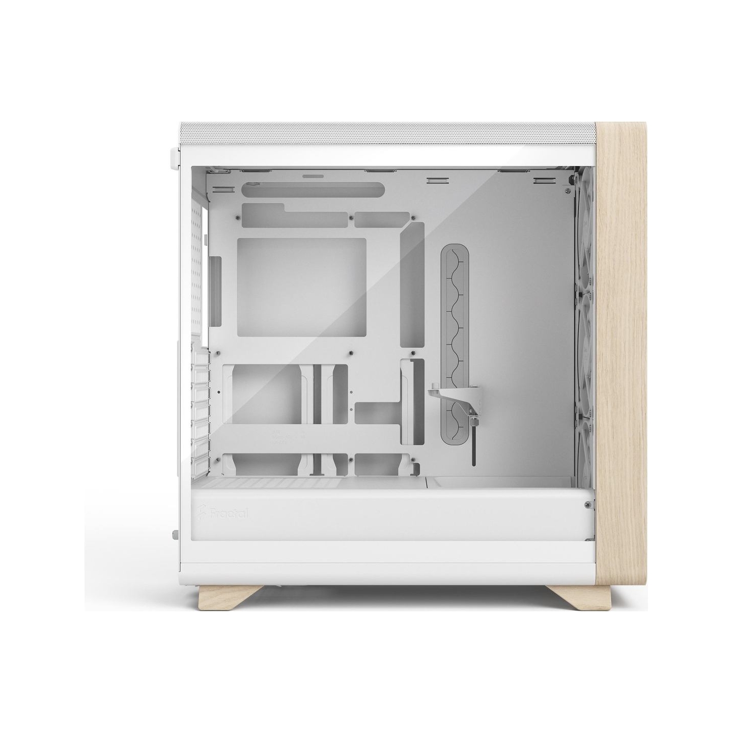 Fractal Design Case Summit Chalk White TG Clear Tint