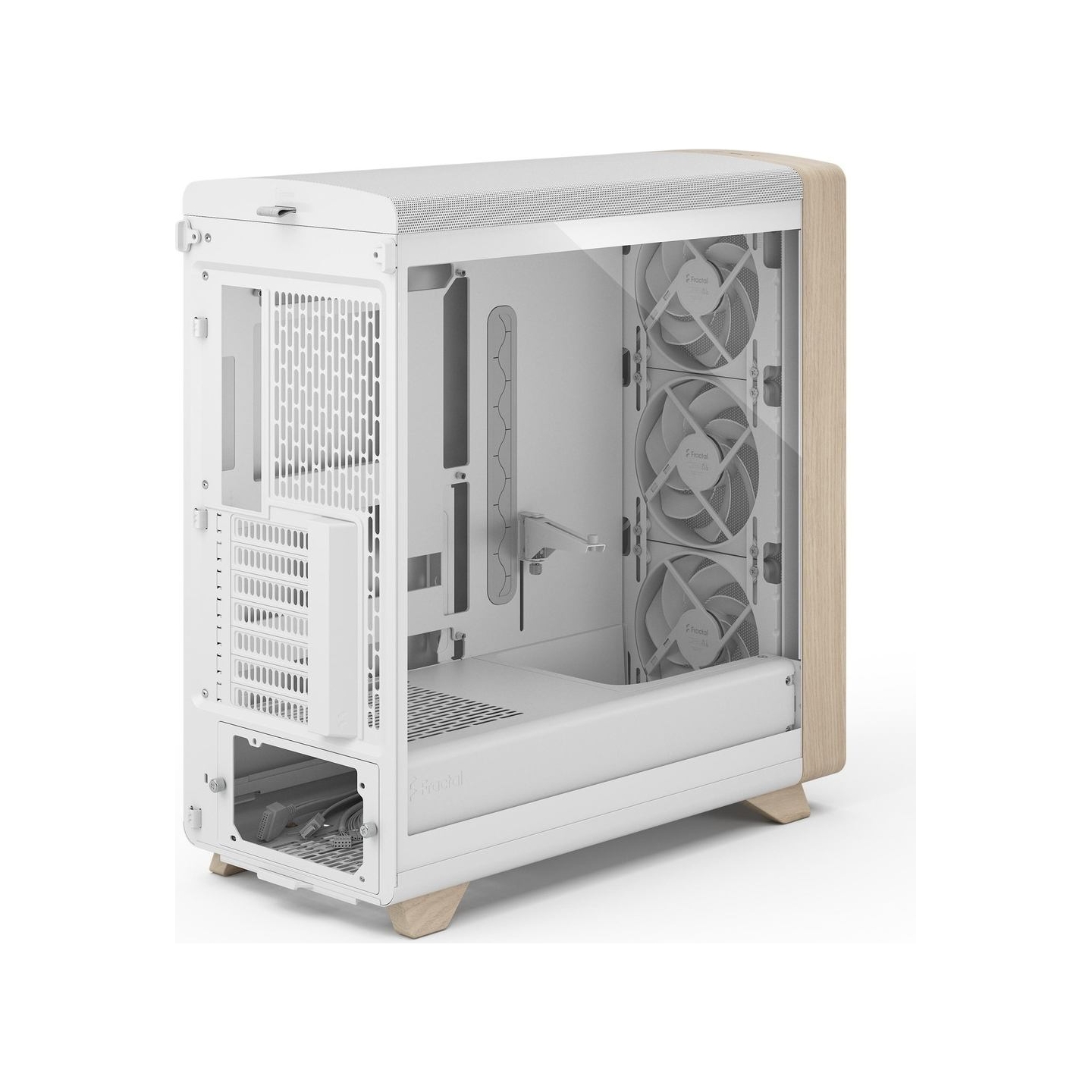Fractal Design Case | Summit | ATX | Chalk White TG Clear Tint