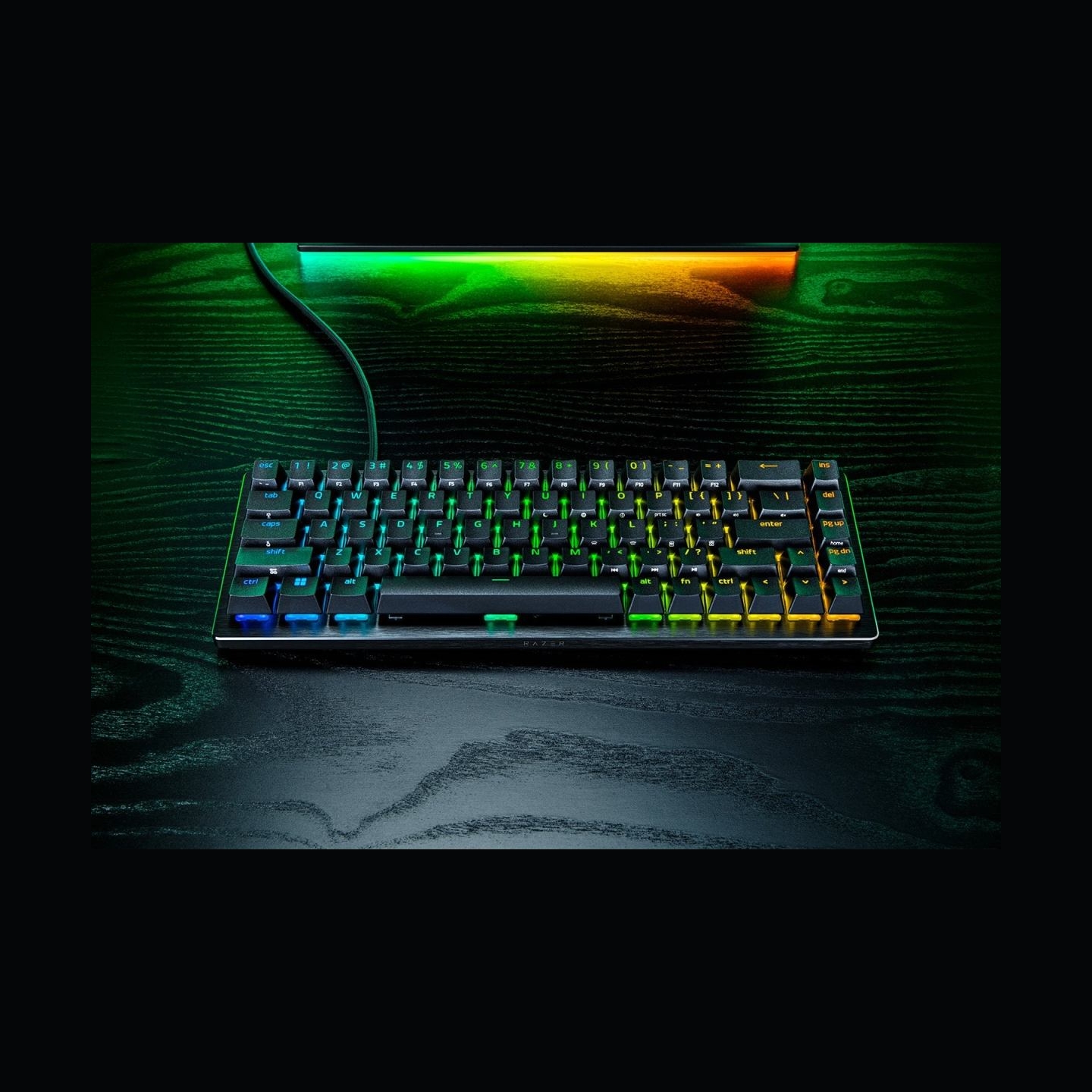 Razer Hall Effect Magnetic Esports Keyboard | Huntsman V3 HE Magnetic Mini 65% 8KHz | Keyboard | Wired | US | Razer Hall Effect 