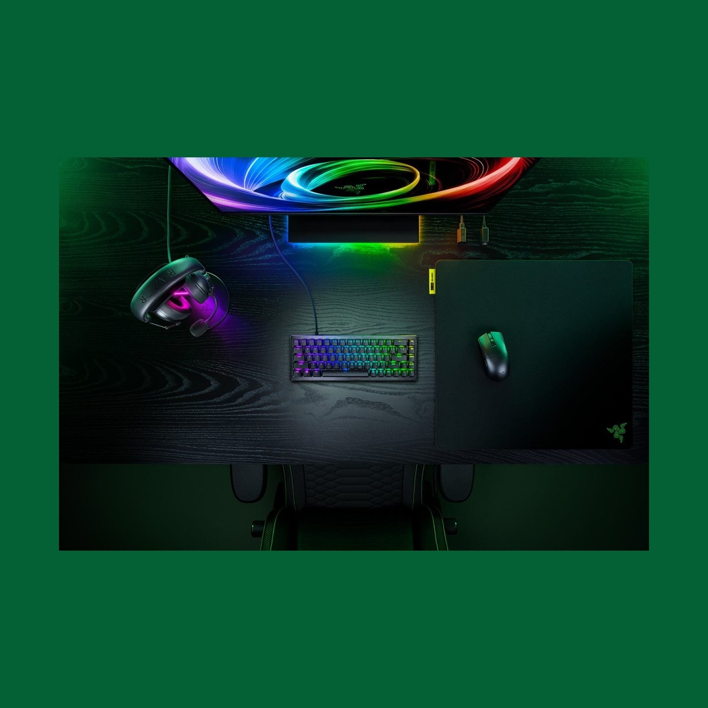 Razer Hall Effect Magnetic Esports Keyboard | Huntsman V3 HE Magnetic Mini 65% 8KHz | Keyboard | Wired | US | Razer Hall Effect 