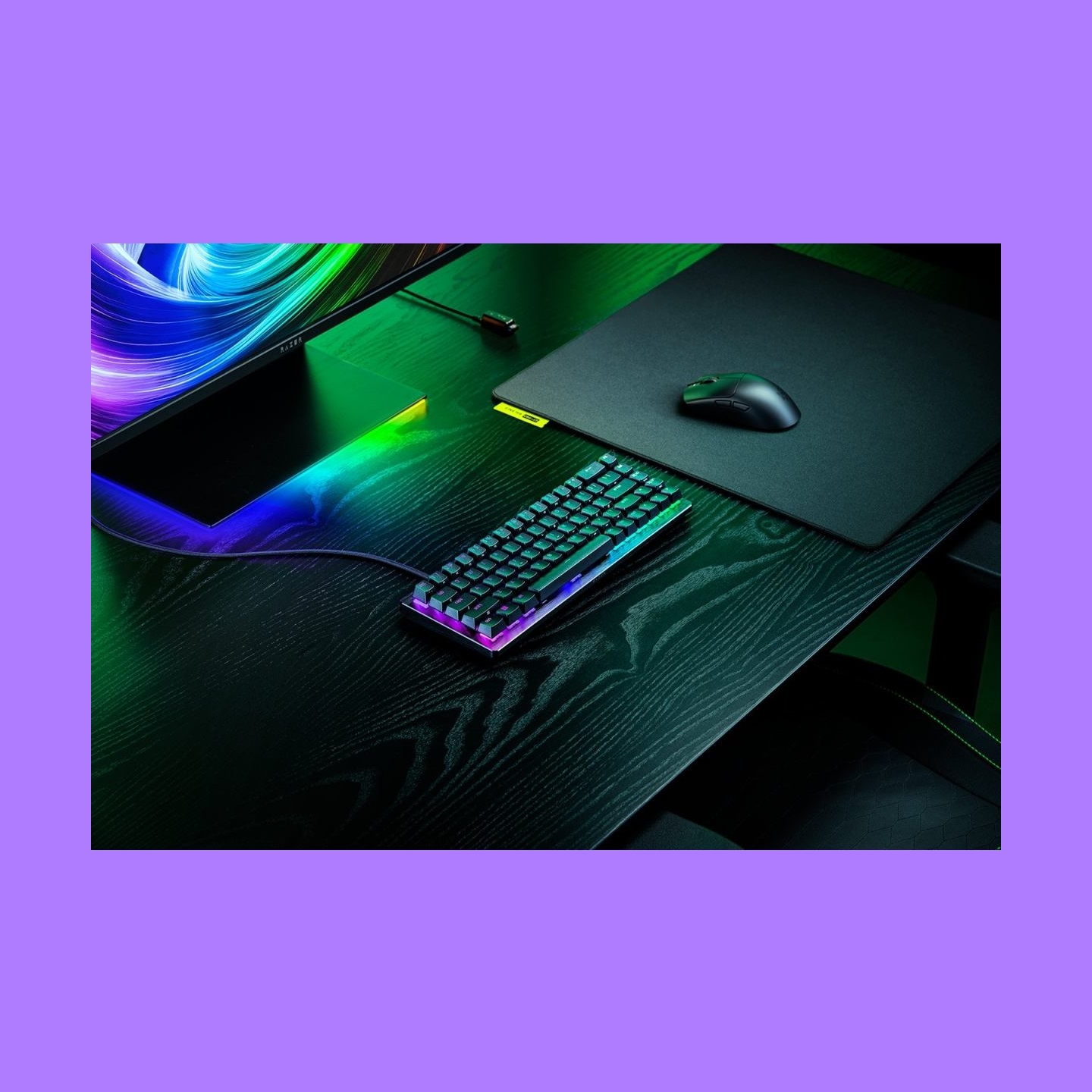 Razer Hall Effect Magnetic Esports Keyboard | Huntsman V3 HE Magnetic Mini 65% 8KHz | Keyboard | Wired | US | Razer Hall Effect 