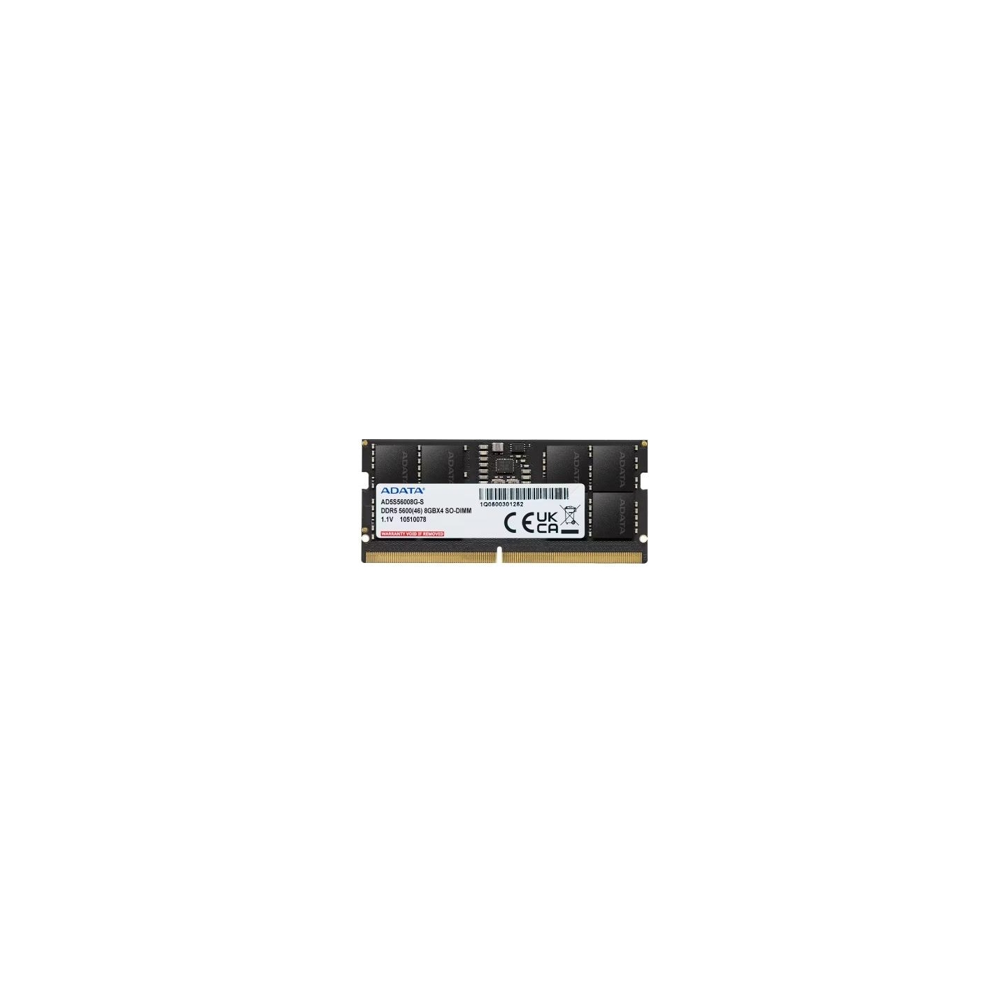 A-Data Notebook memory Premier DDR5 5600 SODIMM 8GB SingleTray