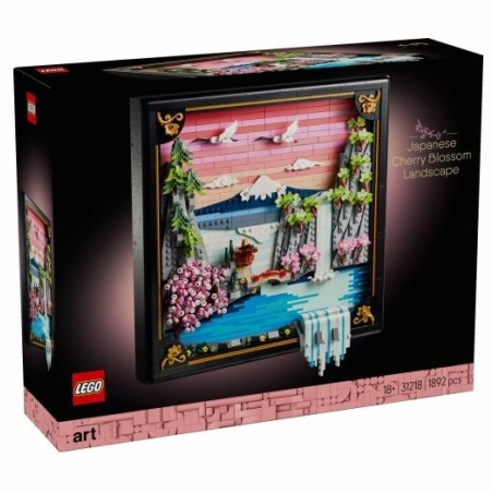 Lego Blocks ART 31218 Japanese Cherry Blossom Landscape