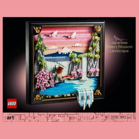Lego Blocks ART 31218 Japanese Cherry Blossom Landscape