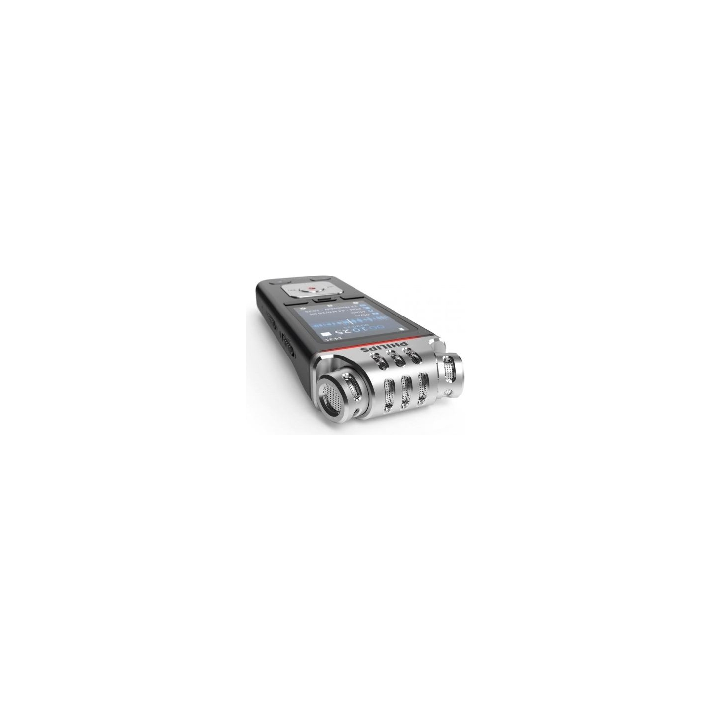 Philips Dyktafon DVT6115 Pamięć 8GB,USB,microSDHC 32GB,3 mikrofony Hi-Fi