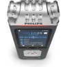 Philips Dyktafon DVT6115 Pamięć 8GB,USB,microSDHC 32GB,3 mikrofony Hi-Fi