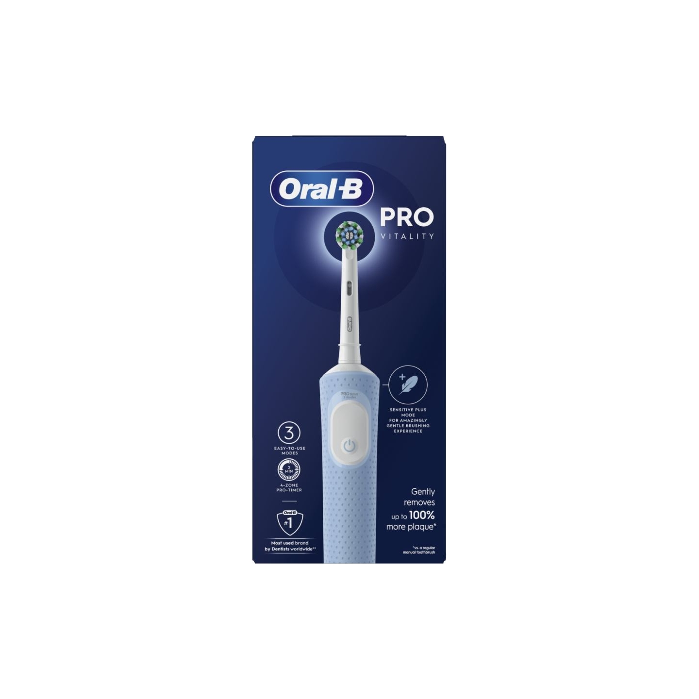 Oral-B | Electric Toothbrush | Vitality Pro | Rechargeable | For adults | Number of brush heads included 1 | Number of teeth bru
