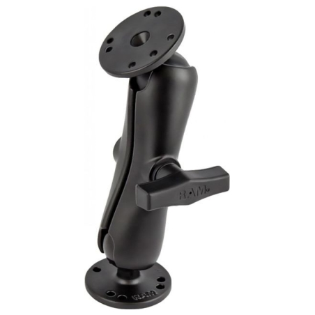Ram Mounts C-KOKO MEDIUM KIINNITYSVARSI + 2X C-KOKO 1.5" KUULA PYÖREÄ 2.5" ALUSTA