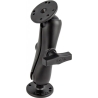 Ram Mounts C-KOKO MEDIUM KIINNITYSVARSI + 2X C-KOKO 1.5" KUULA PYÖREÄ 2.5" ALUSTA